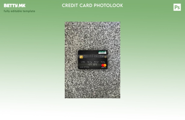 модерен стил на Шри Ланка Амана банка мастер карта photolook преден шаблон